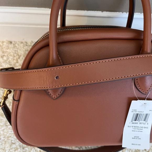 Coach Borough Bowling Bag in 1941 Saddle - Picture 14 of 16